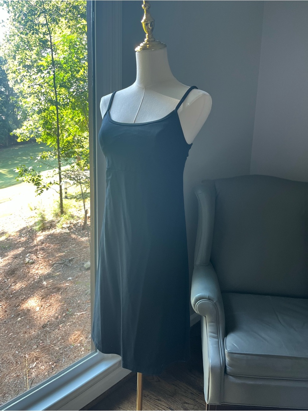 Black Slip Chemise - Women’s Dress soft buttery fabric ~ small